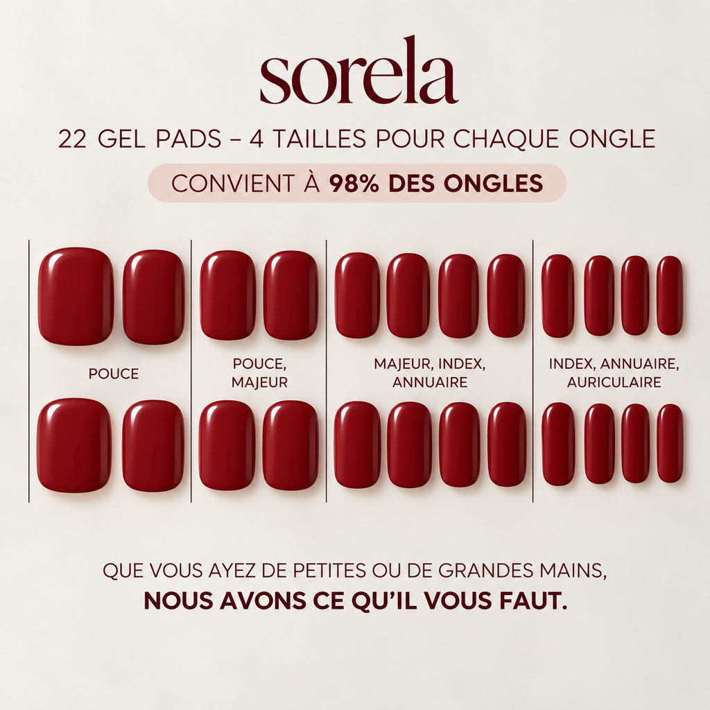 Stickers Manucure Sorela – Sans lampe UV